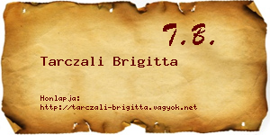 Tarczali Brigitta névjegykártya